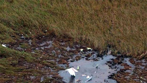 el lugar donde cayó la avioneta Hallan la avioneta donde viajaba el ministro de Agricultura de Paraguay